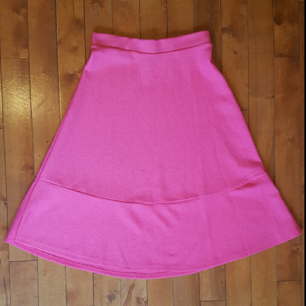 H&M Pink Midi Skirt